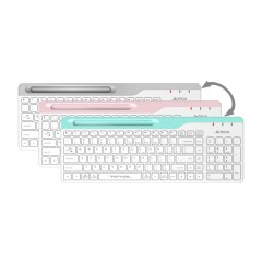 Клавиатура A4Tech Fstyler (FBK25 WHITE) белый/серый USB беспроводн/BT/Radio Клавиатура A4Tech Fstyler (FBK25 WHITE) белый/серый USB беспроводн/BT/Radio - фото 8