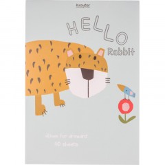 Альбом для рисования Kroyter А4 40л склейка,Аnimals,2диз,66137 - фото 3