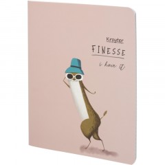 Тетрадь общая Kroyter А5,60л,клетка,скрепка Art, 2 диз,66083 Тетрадь общая Kroyter А5,60л,клетка,скрепка Art, 2 диз,66083 - фото 2