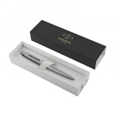 Ручка шариковая автоматическая Parker Jotter XL Grey 1мм син подар 2122756 - фото 3
