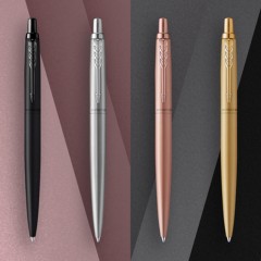 Ручка шариковая автоматическая Parker Jotter XL Grey 1мм син подар 2122756 - фото 7