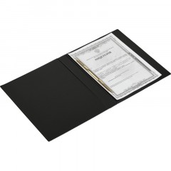 Скоросшиватель пластиковый А4 Attache, ПВХ, 35мм, 220л, черный - фото 4