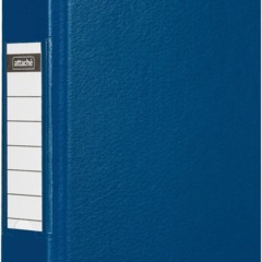 Скоросшиватель пластиковый А4 Attache, ПВХ, 35мм, 220л, синий - фото 6