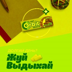 Жевательная резинка Orbit White Нежная мята без сахара,13,6гх30шт/уп - фото 6