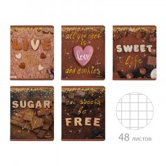 Тетрадь общая А5,48л,клетка,скреп,SWEET LIFE,5шт/уп,7-48-1237/5 Тетрадь общая А5,48л,клетка,скреп,SWEET LIFE,5шт/уп,7-48-1237/5 - фото 10