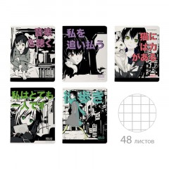 Тетрадь общая А5,48л,клетка,скреп,MANGA ANIME.CITY,5шт/уп,7-48-1245/5 Тетрадь общая А5,48л,клетка,скреп,MANGA ANIME.CITY,5шт/уп,7-48-1245/5 - фото 10