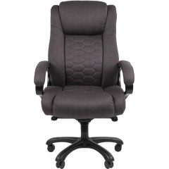 Кресло VT_EChair-641 TC ткань серый, пластик черный Кресло VT_EChair-641 TC ткань серый, пластик черный - фото 2