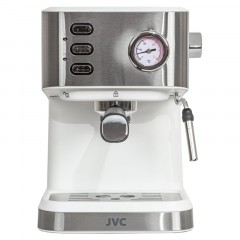 Кофеварка рожковая JVC JK-CF33 white, Мощность 1050 Вт, Давление 20 бар Кофеварка рожковая JVC JK-CF33 white, Мощность 1050 Вт, Давление 20 бар - фото 2