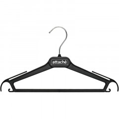 Вешалка-плечики VP_ для легк.одежды Attache,СД01, пласт, чер, р.42-44
