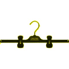 Вешалка-плечики VP_с прищепами Attache,С018 (37), пласт, чер, 370мм р 48-50 - фото 3