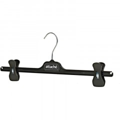 Вешалка-плечики VP_с прищепами Attache,С018 (40), пласт, чер, 400мм р 50-52 - фото 2