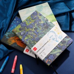 Ежедневник недатированный Deli VG,A5,136л Ван Гог Терраса кафе CN146-Black Ежедневник недатированный Deli VG,A5,136л Ван Гог Терраса кафе CN146-Black - фото 2