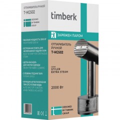 Отпариватель TIMBERK T-HGS02, ручной, 2000Вт, черный Отпариватель TIMBERK T-HGS02, ручной, 2000Вт, черный - фото 3