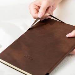Блокнот Deli А5 96л 80 г/м, мягкая обложка, клетка 5x5 мм синий кожа EN130G Блокнот Deli А5 96л 80 г/м, мягкая обложка, клетка 5x5 мм синий кожа EN130G - фото 7