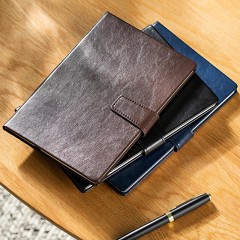 Блокнот Deli А5 96л 80 г/м, твер.обл,магнит клетка 5x5 мм синий кожа EN138G Блокнот Deli А5 96л 80 г/м, твер.обл,магнит клетка 5x5 мм синий кожа EN138G - фото 8