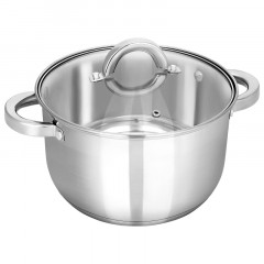 Кастрюля нерж Rondy 5,0л , D=23,5cм, SH07503 - фото 2