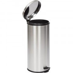 Ведро мусорное с педалью и доводчиком Luscan 30 л, матовое, нерж сталь - фото 2
