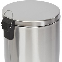 Ведро мусорное с педалью и доводчиком Luscan 30 л, матовое, нерж сталь - фото 5