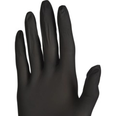Перчатки нитрил., н/с, н/о,3,5г./шт,черн.FOXY-GLOVES XS 50пар/уп ШК4167 - фото 5