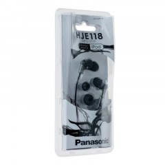 Наушники Panasonic RP-HJE118GUK, вкладыши канального типа, черный Наушники Panasonic RP-HJE118GUK, вкладыши канального типа, черный - фото 5