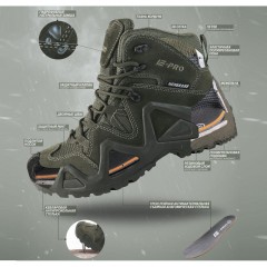 Ботинки  трекинговые E-PRO, ПУ/НР, АС р. 47 (арт.102) - фото 5