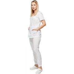 Костюм для медицинского персонала жен. М24 КБР белый 54 (158-164) Костюм для медицинского персонала жен. М24 КБР белый 54 (158-164) - фото 8