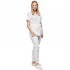Костюм для медицинского персонала жен. М24 КБР белый 54 (158-164) Костюм для медицинского персонала жен. М24 КБР белый 54 (158-164) - фото 10