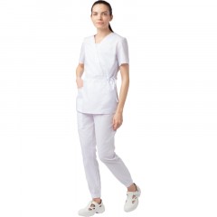 Костюм для медицинского персонала жен. М24 КБР белый 54 (158-164) Костюм для медицинского персонала жен. М24 КБР белый 54 (158-164) - фото 14