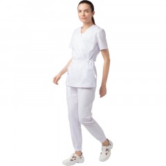 Костюм для медицинского персонала жен. М24 КБР белый 54 (158-164) Костюм для медицинского персонала жен. М24 КБР белый 54 (158-164) - фото 15