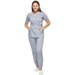Костюм для медицинского персонала жен. М24 КБР серый 42 (158-164) Костюм для медицинского персонала жен. М24 КБР серый 42 (158-164) - фото 6