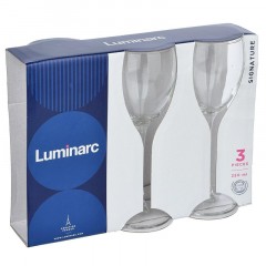 Набор бокалов для вина LUMINARC Эталон, стекло, 3шт/наб 250мл, J9754 Набор бокалов для вина LUMINARC Эталон, стекло, 3шт/наб 250мл, J9754 - фото 2