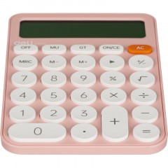 Калькулятор настольный КОМП. Deli EM124, 12-р, батар., 158х105мм, розовый Калькулятор настольный КОМП. Deli EM124, 12-р, батар., 158х105мм, розовый - фото 5