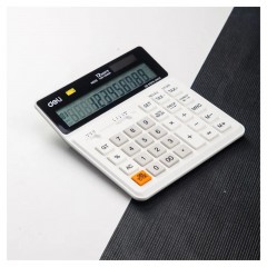 Калькулятор настольный БУХГАЛТЕРСКИЙ Deli EM01010 белый 12-разр Калькулятор настольный БУХГАЛТЕРСКИЙ Deli EM01010 белый 12-разр - фото 6