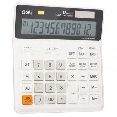 Калькулятор настольный БУХГАЛТЕРСКИЙ Deli EM01010 белый 12-разр Калькулятор настольный БУХГАЛТЕРСКИЙ Deli EM01010 белый 12-разр - фото 9