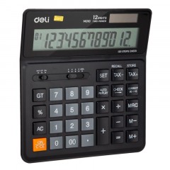 Калькулятор настольный КОМПАКТ Deli EM01020 черн 12-разр. Функ.вычис.налога Калькулятор настольный КОМПАКТ Deli EM01020 черн 12-разр. Функ.вычис.налога - фото 4