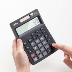 Калькулятор настольный КОМП. Deli E1519A, 12-р, дв.пит., 140x102мм, черный Калькулятор настольный КОМП. Deli E1519A, 12-р, дв.пит., 140x102мм, черный - фото 9