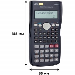 Калькулятор научный Deli ED82MS темно-синий 10+2-разр. 240 функций - фото 2