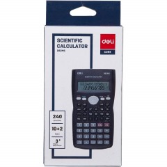 Калькулятор научный Deli ED82MS темно-синий 10+2-разр. 240 функций - фото 7