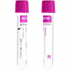 Вакуумные пробирки с ЭДТА-К3 4 мл (13х75мм) Acti-Fine 50 шт/уп