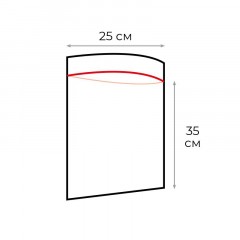 Пакет с замком (Zip Lock) 25х35 см, 40 мкм, 100 шт/уп Пакет с замком (Zip Lock) 25х35 см, 40 мкм, 100 шт/уп - фото 2