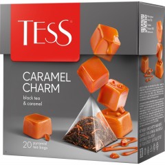 Чай Tess Caramel charm черный с добавками, 1,8гх20пир 0883-12 - фото 4