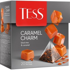 Чай Tess Caramel charm черный с добавками, 1,8гх20пир 0883-12 - фото 5