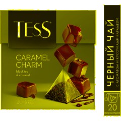 Чай Tess Caramel charm черный с добавками, 1,8гх20пир 0883-12 - фото 6