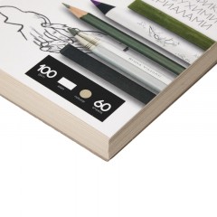 Скетчбук Sketch&Art 105х220мм 60л пухлая 100г на гребне 1-60-564/03 Скетчбук Sketch&Art 105х220мм 60л пухлая 100г на гребне 1-60-564/03 - фото 5