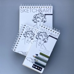 Скетчбук Sketch&Art 105х220мм 60л пухлая 100г на гребне 1-60-564/03 Скетчбук Sketch&Art 105х220мм 60л пухлая 100г на гребне 1-60-564/03 - фото 10