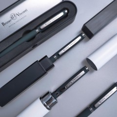 Ручка шариковая BV FIRENZE 1мм син кор зелен,тубус прямоуг черн 20-0300/03 - фото 8