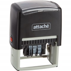 Датер автоматический самонабный Attache 4 строки 60х40мм 8727 - фото 3