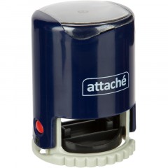 Оснастка для печати круглая Attache R40 синяя 9140 - фото 3