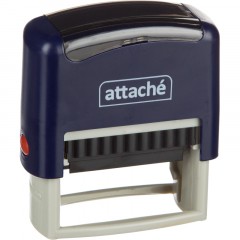Штамп самонаборный Attache 1-4 стр. 48х18 синий 8052 Штамп самонаборный Attache 1-4 стр. 48х18 синий 8052 - фото 3