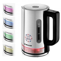 Чайник электрический BRAYER BR1060,2,2кВт,1,7л,STRIX,металл,подсвет - фото 10